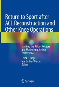 Imagen de portada: Return to Sport after ACL Reconstruction and Other Knee Operations 9783030223601