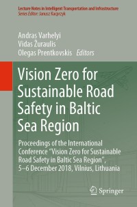 Immagine di copertina: Vision Zero for Sustainable Road Safety in Baltic Sea Region 9783030223748