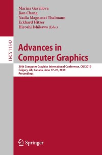 Imagen de portada: Advances in Computer Graphics 9783030225131