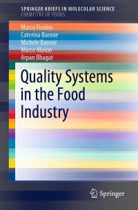 Cover image: Quality Systems in the Food Industry 9783030225520