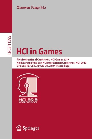 Titelbild: HCI in Games 9783030226015