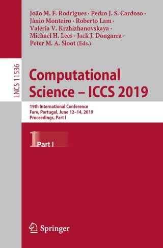 Cover image: Computational Science – ICCS 2019 9783030227333
