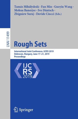 Cover image: Rough Sets 9783030228149