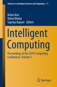 Imagen de portada: Intelligent Computing 9783030228705