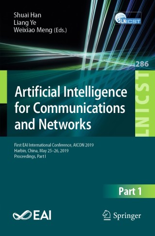 Immagine di copertina: Artificial Intelligence for Communications and Networks 9783030229672