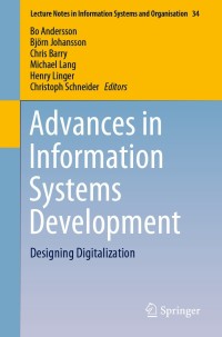 Cover image: Advances in Information Systems Development 9783030229924