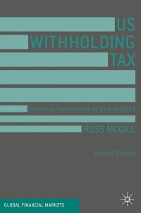 Imagen de portada: US Withholding Tax 2nd edition 9783030230845