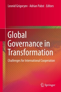 Cover image: Global Governance in Transformation 9783030230913