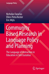 Imagen de portada: Community Based Research in Language Policy and Planning 9783030232221