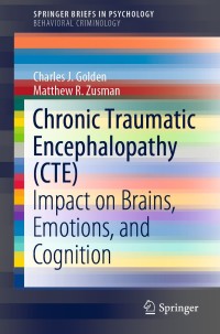 Cover image: Chronic Traumatic Encephalopathy (CTE) 9783030232870