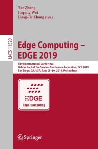 Immagine di copertina: Edge Computing – EDGE 2019 9783030233730