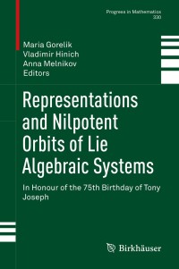 Cover image: Representations and Nilpotent Orbits of Lie Algebraic Systems 9783030235307