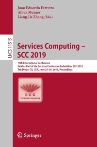 Imagen de portada: Services Computing – SCC 2019 9783030235536