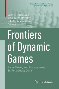 Cover image: Frontiers of Dynamic Games 9783030236984