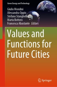 Imagen de portada: Values and Functions for Future Cities 9783030237844