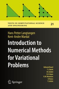 Cover image: Introduction to Numerical Methods for Variational Problems 9783030237875