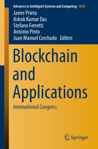 表紙画像: Blockchain and Applications 9783030238124