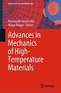 Cover image: Advances in Mechanics of High-Temperature Materials 9783030238681