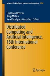 Imagen de portada: Distributed Computing and Artificial Intelligence, 16th International Conference 9783030238865