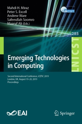 Immagine di copertina: Emerging Technologies in Computing 9783030239428