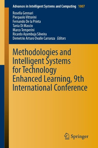 Imagen de portada: Methodologies and Intelligent Systems for Technology Enhanced Learning, 9th International Conference 9783030239893