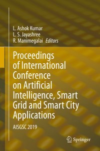 Cover image: Proceedings of International Conference on Artificial Intelligence, Smart Grid and Smart City Applications 1st edition 9783030240509
