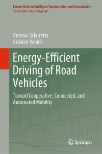 Cover image: Energy-Efficient Driving of Road Vehicles 9783030241261