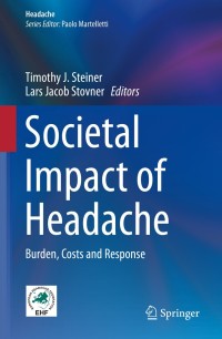 Cover image: Societal Impact of Headache 9783030247263