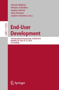 表紙画像: End-User Development 9783030247805