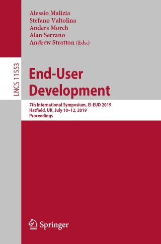 Cover image: End-User Development 9783030247805