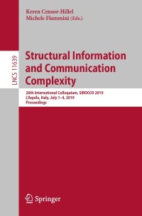 Cover image: Structural Information and Communication Complexity 9783030249212