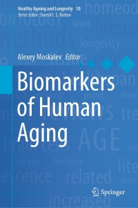 Omslagafbeelding: Biomarkers of Human Aging 9783030249694