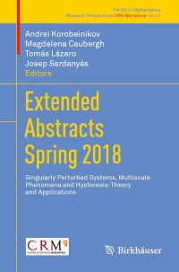Imagen de portada: Extended Abstracts Spring 2018 9783030252601