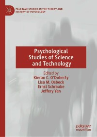 Cover image: Psychological Studies of Science and Technology 9783030253073