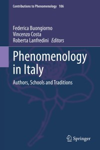 Omslagafbeelding: Phenomenology in Italy 9783030253967