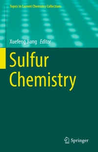 Cover image: Sulfur Chemistry 9783030255978