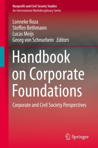 Cover image: Handbook on Corporate Foundations 9783030257583