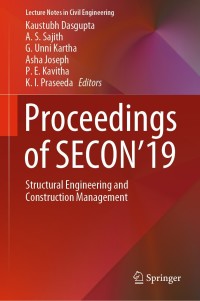 Cover image: Proceedings of SECON'19 9783030263645