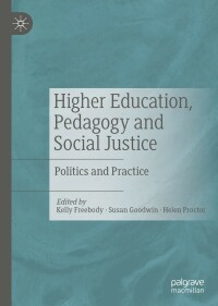 Imagen de portada: Higher Education, Pedagogy and Social Justice 9783030264833