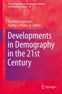 صورة الغلاف: Developments in Demography in the 21st Century 1st edition 9783030264918
