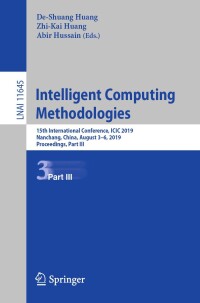 Cover image: Intelligent Computing Methodologies 9783030267650