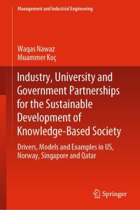 Imagen de portada: Industry, University and Government Partnerships for the Sustainable Development of Knowledge-Based Society 9783030267988