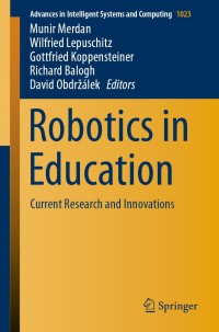 Immagine di copertina: Robotics in Education 9783030269449