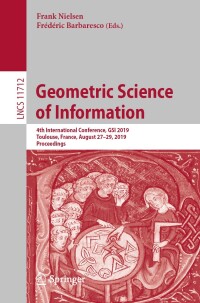 Imagen de portada: Geometric Science of Information 9783030269791