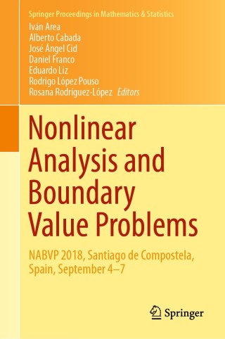 Imagen de portada: Nonlinear Analysis and Boundary Value Problems 9783030269869