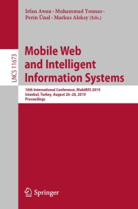 Cover image: Mobile Web and Intelligent Information Systems 9783030271916
