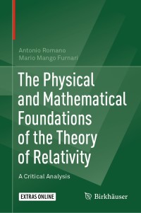 Imagen de portada: The Physical and Mathematical Foundations of the Theory of Relativity 9783030272364