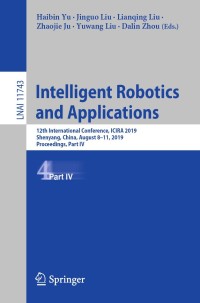 Immagine di copertina: Intelligent Robotics and Applications 9783030275372