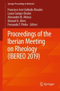 Omslagafbeelding: Proceedings of the Iberian Meeting on Rheology (IBEREO 2019) 9783030277000
