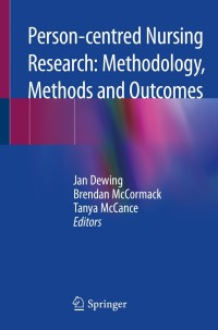 Imagen de portada: Person-centred Nursing Research: Methodology, Methods and Outcomes 9783030278670